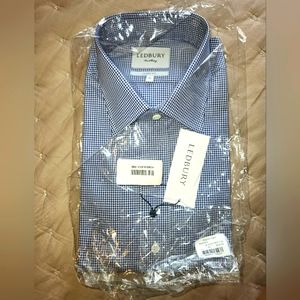 Ledbury Long Sleeve Shirt in checker blue size 17